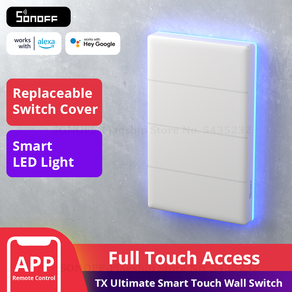Sonoff Mini R4 - SONOFF T5 Wifi Smart Light Switch