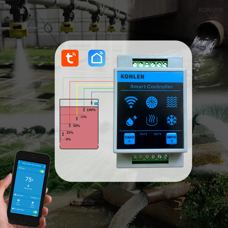 KONLEN Tuya Water Level Sensor - огляд і ціна Home Assistant Tuya