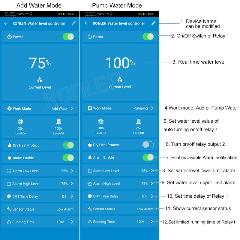 KONLEN Tuya Water Level Sensor - огляд і ціна Home Assistant Tuya