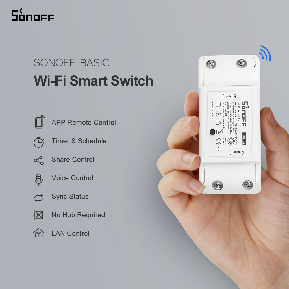 Itead SONOFF Basic R2 Mini DIY - огляд і ціна Sonoff Basic