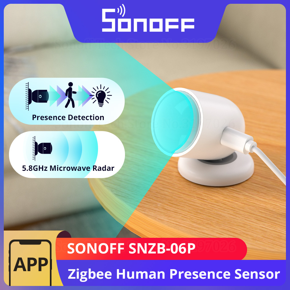 SONOFF SNZB-06P Zigbee Human P - огляд і ціна Sonoff Basic