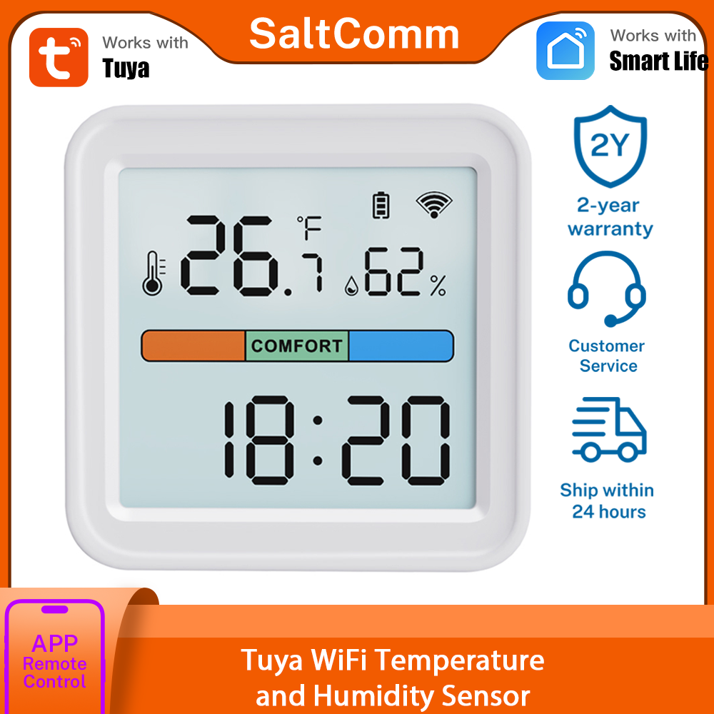 Tuya New WiFi Temperature Humi - огляд і ціна Home Assistant Tuya