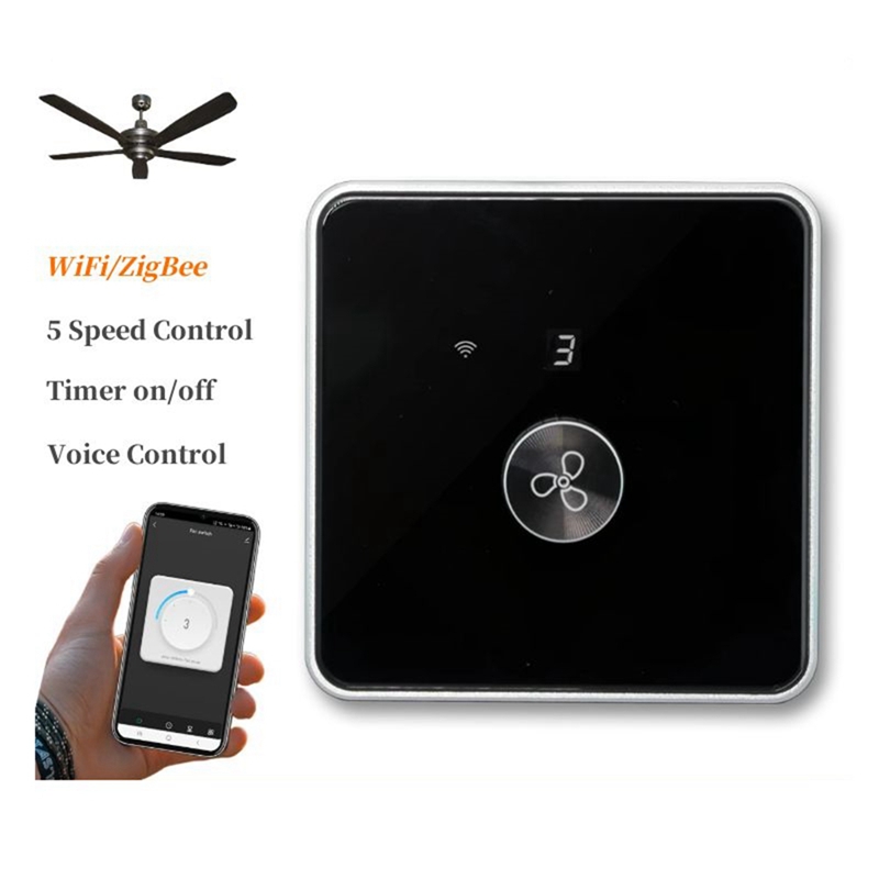 Smart Wifi Fan Switch 5 Speed  - огляд і ціна Tuya Smart
