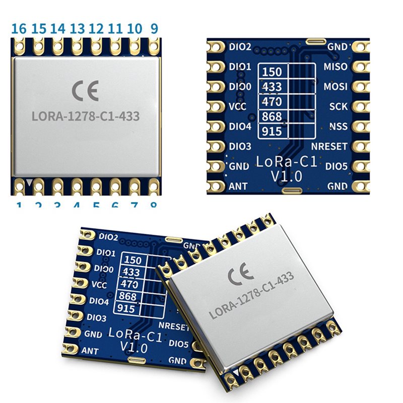 Lora1278-C1 433Mhz Wireless RF - огляд і ціна Smart Home Module Iot