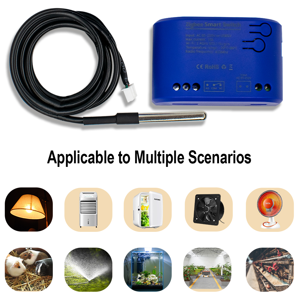 Zigbee Temperature Smart Switc - огляд і ціна Smart Relay Tuya