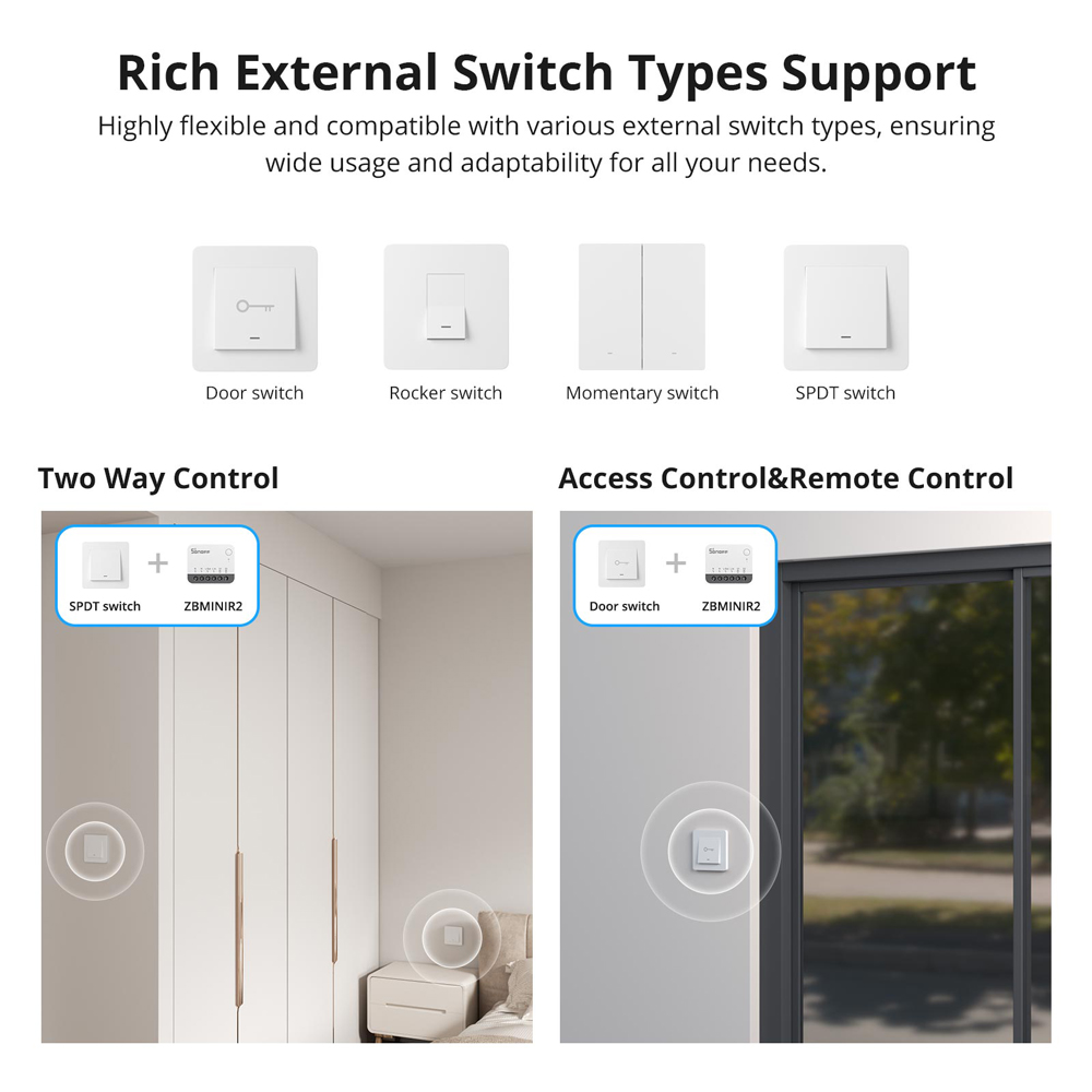 SONOFF ZBMINIR2 Extreme Zigbee - огляд і ціна Sonoff Basic