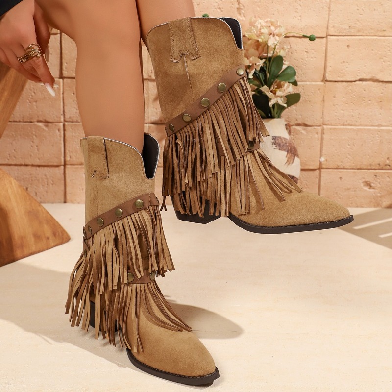 Vintage Tassel Trousers Bootie - огляд і ціна Tasmota