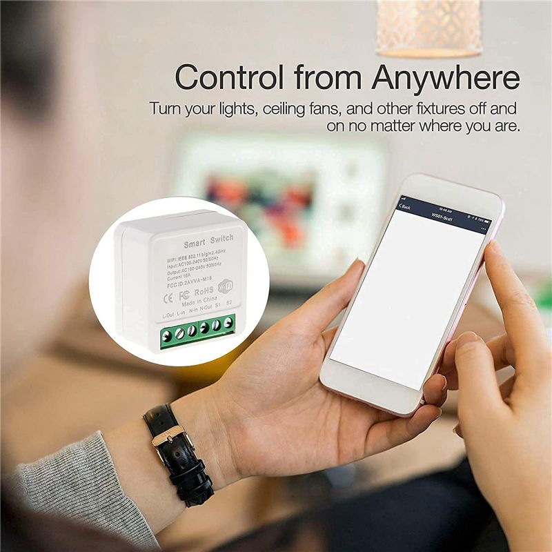 10X Mini Smart Wifi Relay Swit - огляд і ціна Smart Relay Tuya